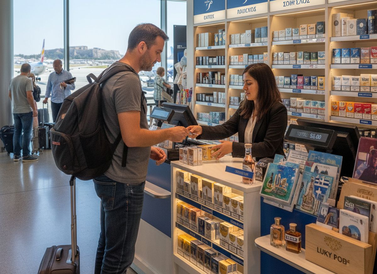 Prix cigarette duty free Athènes